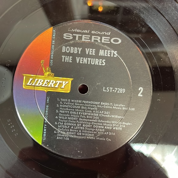 Bobby Vee meets the Ventures Vinyl Record LP - Picture 6 of 6